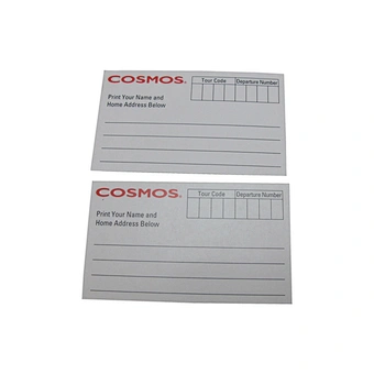 Customizable Business Cards with Different Logos and Sizes